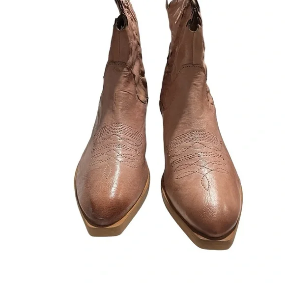 Roan by Bed Stu Diabolical Leather Boots Booties Size 8.5 Western Cowboy - Picture 3 of 11